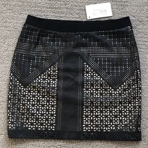 Tart Minnie skirt, faux leather overlay. Brand new